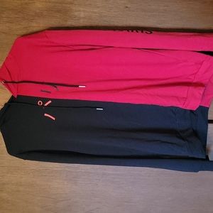 Mens Shein large Paris hoodie. Red and black.